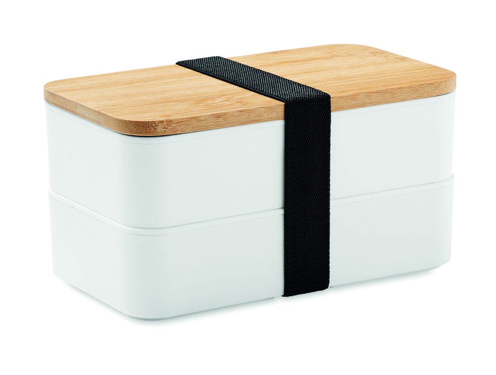 GiftRetail MO6627 - BAAKS Lunch box in PP and bamboo lid