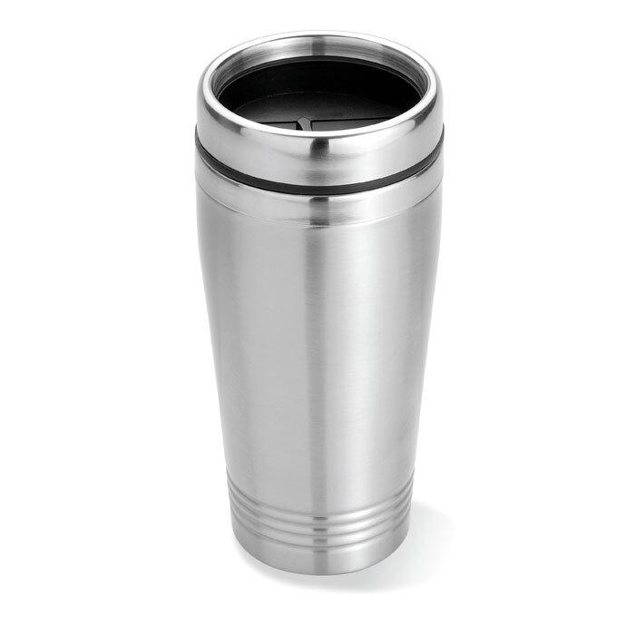 GiftRetail MO8125 - RODEODRIVE Double wall travel cup 400ml