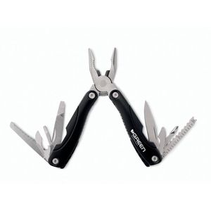 GiftRetail MO8914 - ALOQUIN Foldable multi-tool knife Black