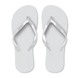 GiftRetail MO9082-L - HONOLULU EVA beach slippers size L White