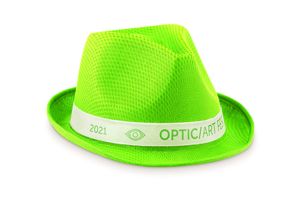 GiftRetail MO9342 - WOOGIE Coloured polyester hat Lime