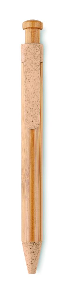 GiftRetail MO9481 - TOYAMA Bamboo/Wheat-Straw ABS ball pen