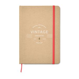 GiftRetail MO9684 - A5 cork notebook. Red