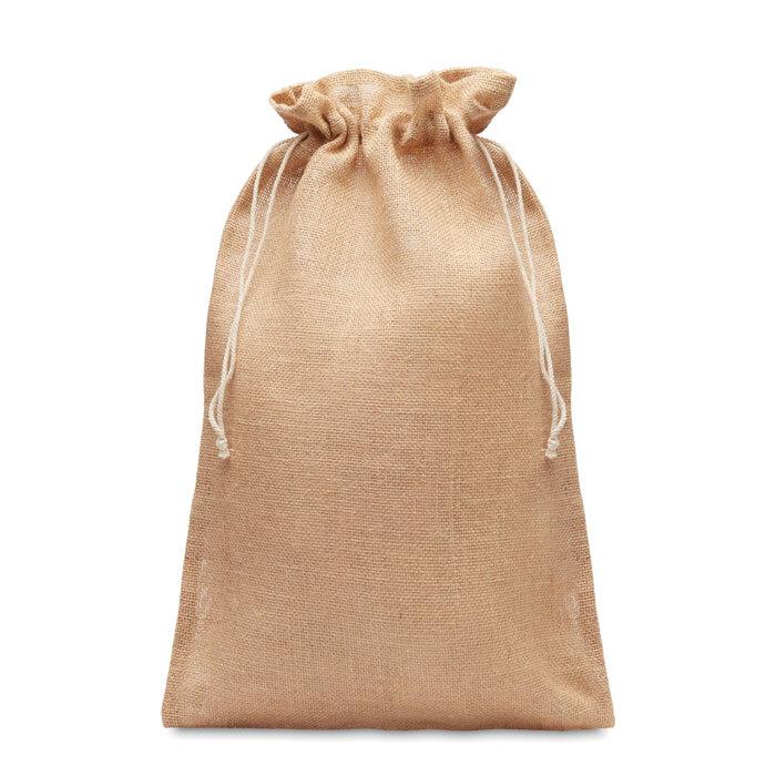 GiftRetail MO9930 - JUTE LARGE Large jute gift bag 30x47 cm