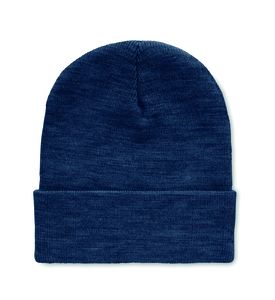 GiftRetail MO9965 - POLO RPET Beanie in RPET with cuff Blue