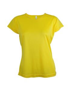 Mustaghata GAZELLE - ACTIVE T-SHIRT FOR WOMEN 125 G COL EN U Yellow