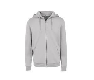 Build Your Brand BY012 - zipped hooded sweatshirt heavy Light Asphalt
