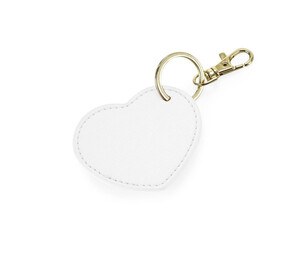 BAG BASE BG746 - BOUTIQUE HEART KEY CLIP Soft White