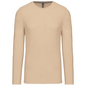 Kariban K359 - MEN'S LONG SLEEVE CREW NECK T-SHIRT Light Sand