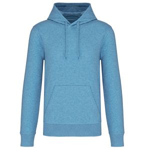 Kariban K4027 - Men's eco-friendly hooded sweatshirt Cloudy blue heather