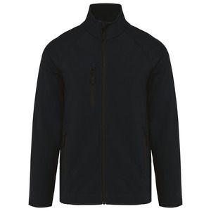 Kariban K427 - Unisex eco-friendly 3-layer softshell jacket Black