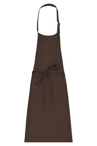 Kariban K8000 - Polycotton apron without pocket Chocolate