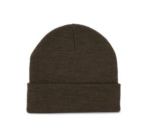 K-up KP892 - Recycled beanie with knitted turn-up