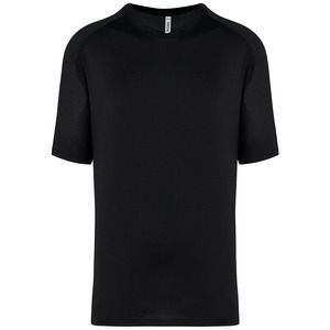 PROACT PA4030 - Men’s two-tone raglan sleeve padel t-shirt Black