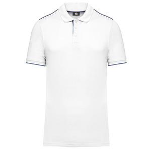 WK. Designed To Work WK270 - Mens short-sleeved contrasting DayToDay polo shirt