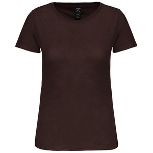 Kariban K3026IC - Ladies' BIO150IC crew neck t-shirt Chocolate