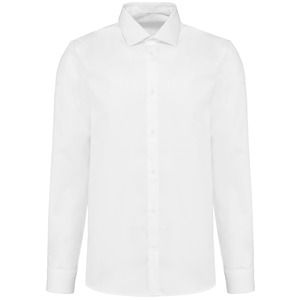 Kariban Premium PK504 - Men's long-sleeved poplin shirt White