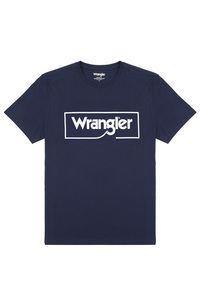 WRANGLER W7H - Logo t-shirt Navy