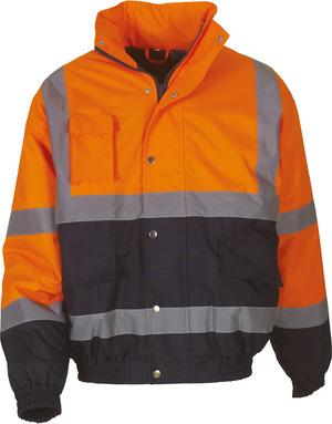 Yoko YHVP218 - Hi-Vis Two Tone Bomber Jacket