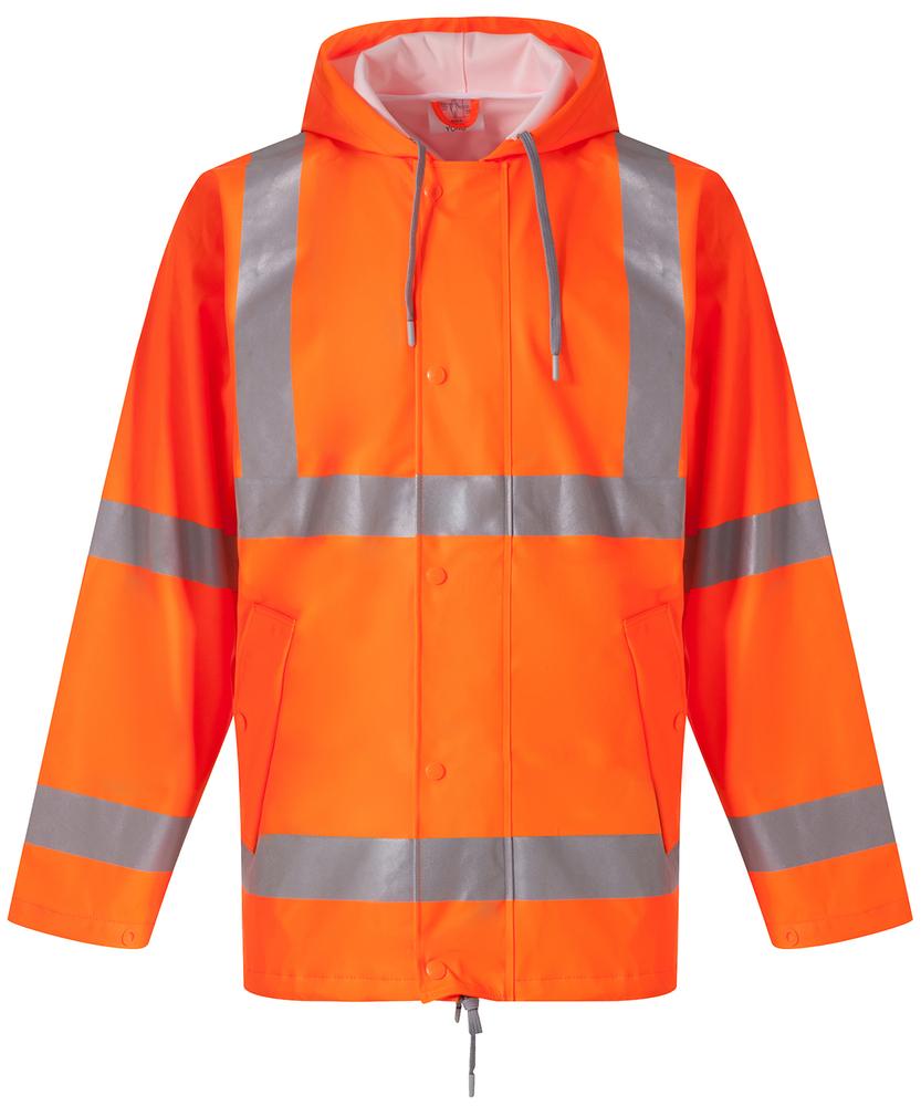 Yoko YHVS450 - Hi-Vis Soft Flex Breathable Rain Jacket