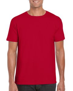 GILDAN GIL64000 - T-shirt SoftStyle SS for him Cherry red