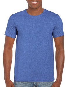 GILDAN GIL64000 - T-shirt SoftStyle SS for him Heather Royal Blue