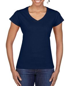 GILDAN GIL64V00L - T-shirt V-Neck SoftStyle SS for her Navy