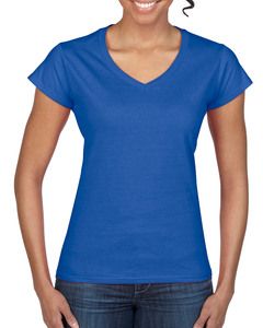 GILDAN GIL64V00L - T-shirt V-Neck SoftStyle SS for her Royal Blue