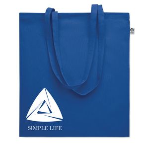 GiftRetail MO6711 - ONEL Organic Cotton shopping bag Royal Blue