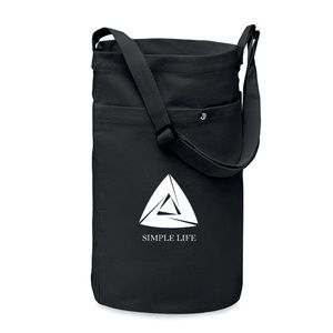 GiftRetail MO6715 - BIMBA COLOUR Canvas shopping bag 270 gr/m² Black