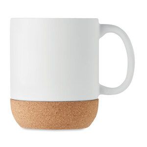 GiftRetail MO6839 - MATT Matt ceramic cork mug 300 ml