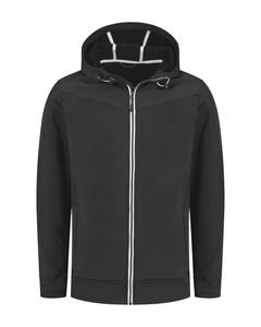 LEMON & SODA LEM3610 - Jacket Hooded unisex Dark Grey