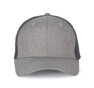 K-up KP920 - Responsible polyester 6 panels truker cap Granite Grey Heather