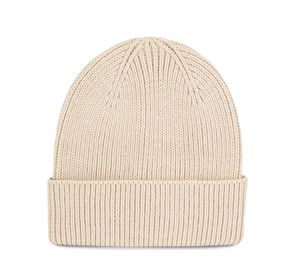 K-up KP950 - Ribbed beanie with turn-up