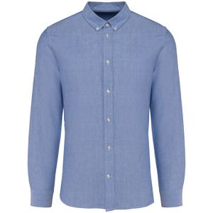 Kariban Premium PK503 - Men Oxford Long-Sleeved Shirt Oxford Light Royal Blue