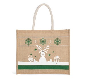 Kimood KI0736 - Shopping bag with Christmas patterns