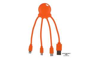Intraco LT41005 - 2087 | Xoopar Eco Octopus GRS Charging cable Orange