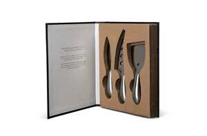 Inside Out LT53002 - Byon Formaggio cheese knife set steel Silver