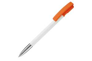 TopPoint LT80804 - Nash ball pen metal tip hardcolour White / Orange