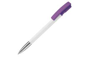 TopPoint LT80804 - Nash ball pen metal tip hardcolour White / Purple