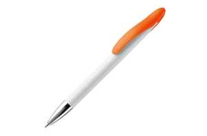 TopPoint LT87268 - Speedy ball pen twist metal tip White / Orange