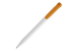 TopPoint LT87412 - Ball pen Pier hardcolour White / Orange