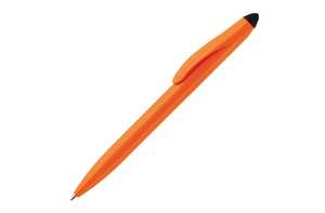 TopPoint LT87694 - Ball pen Touchy stylus hardcolour Orange / Black