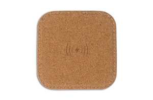 TopPoint LT95069 - Square cork Wireless charger 5W Nature