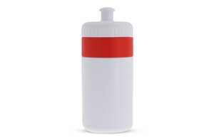 TopPoint LT98735 - Sports bottle with edge 500ml White / Red