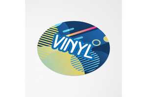 TopPoint LT99138 - Vinyl Sticker Round Ø 35 mm