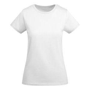 Roly CA6699 - BREDA WOMAN Fitted short-sleeve t-shirt for women in OCS certified organic cotton