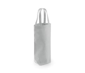 Westford mill WM620 - 100% Cotton Bottle Bag Light Grey
