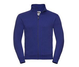 Russell RU267M - Men's large zip sweatshirt Bright Royal