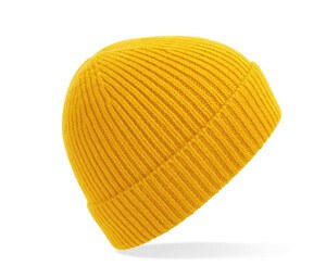 BEECHFIELD BF380 - Ribbed knitted hat Sun Yellow